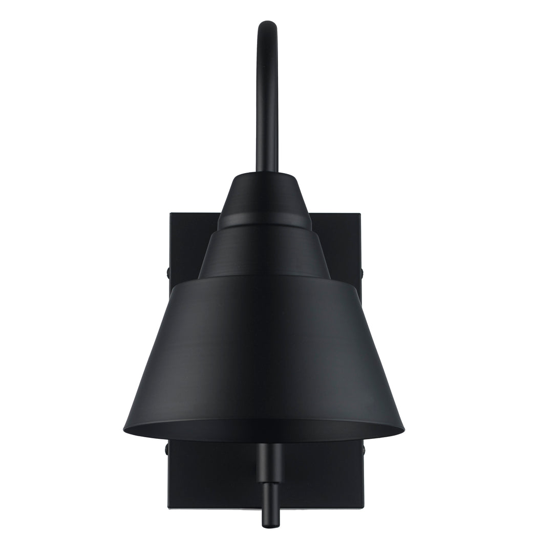 1-Light Rune Outdoor Wall Light - Black