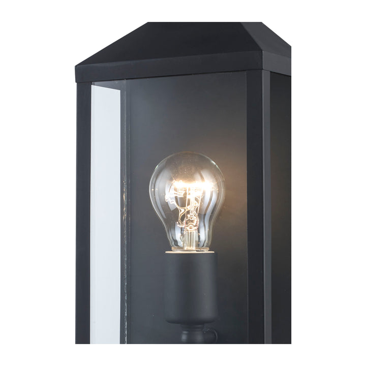 Storm 1 - Light Outdoor Wall Sconce- Black