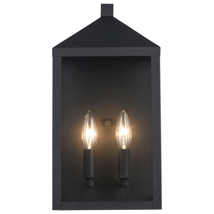 Storm 2 - Light Outdoor Wall Sconce - Black