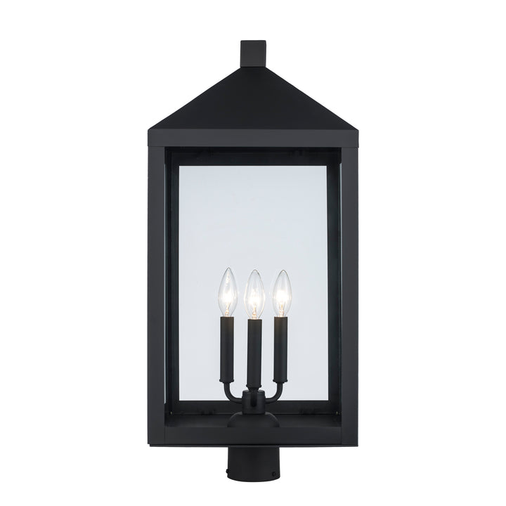 Storm 2-light Outdoor Post Mount- Black