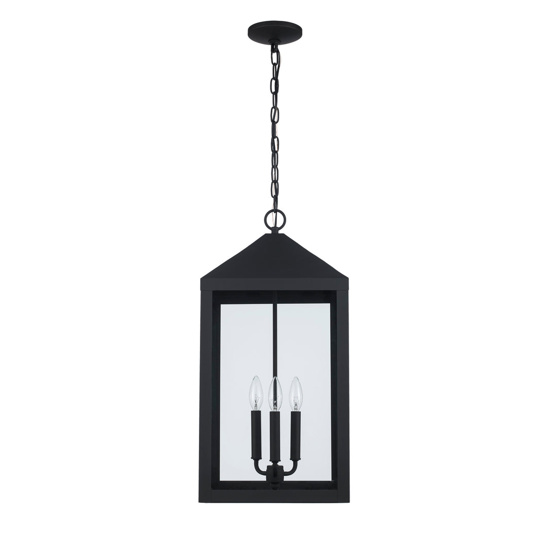 Storm 3-light Outdoor Hanging Lanternt - Black