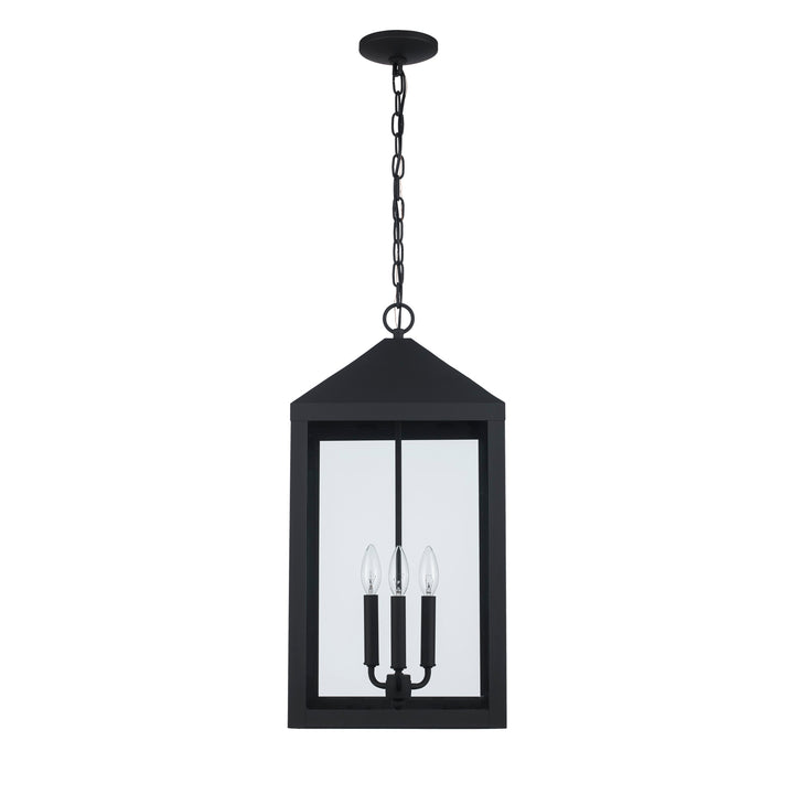 Storm 3-light Outdoor Hanging Lanternt - Black