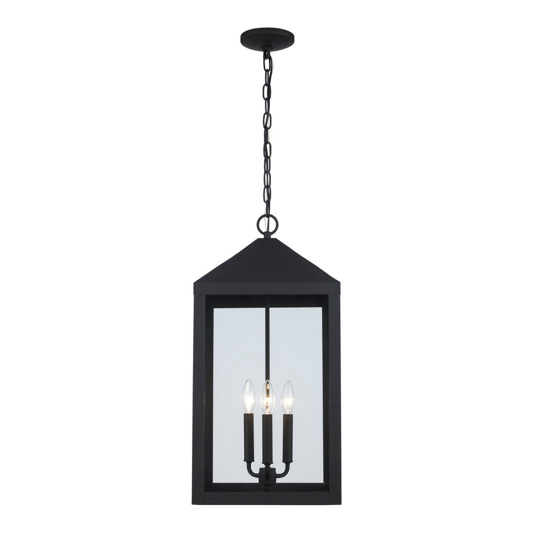 Storm 3-light Outdoor Hanging Lanternt - Black