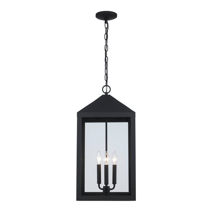 Storm 3-light Outdoor Hanging Lanternt - Black