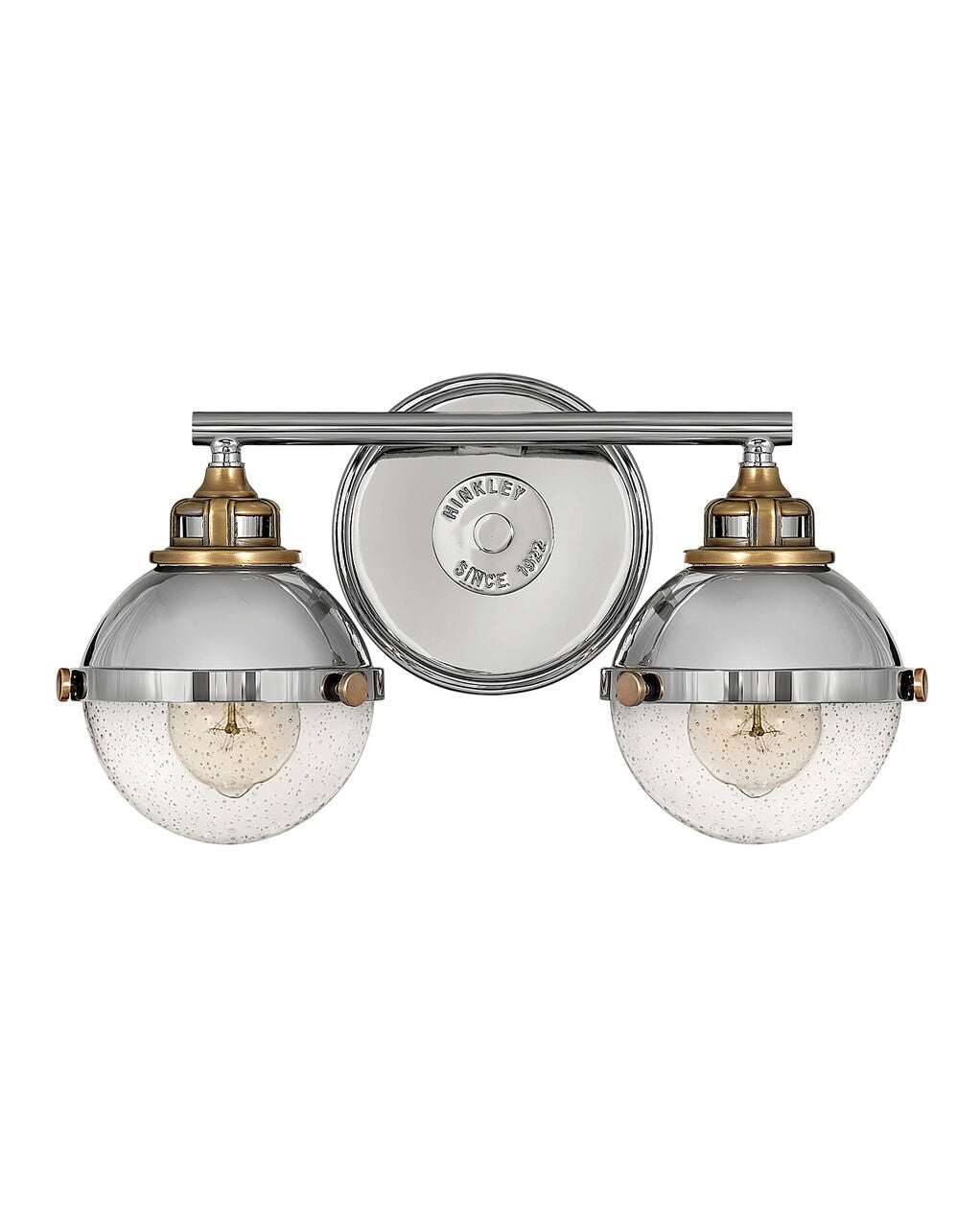 Fletcher 5172PN - Small Two Light Vanity - Grey