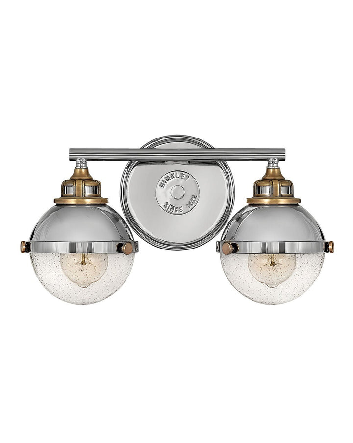 Fletcher 5172PN - Small Two Light Vanity - Grey