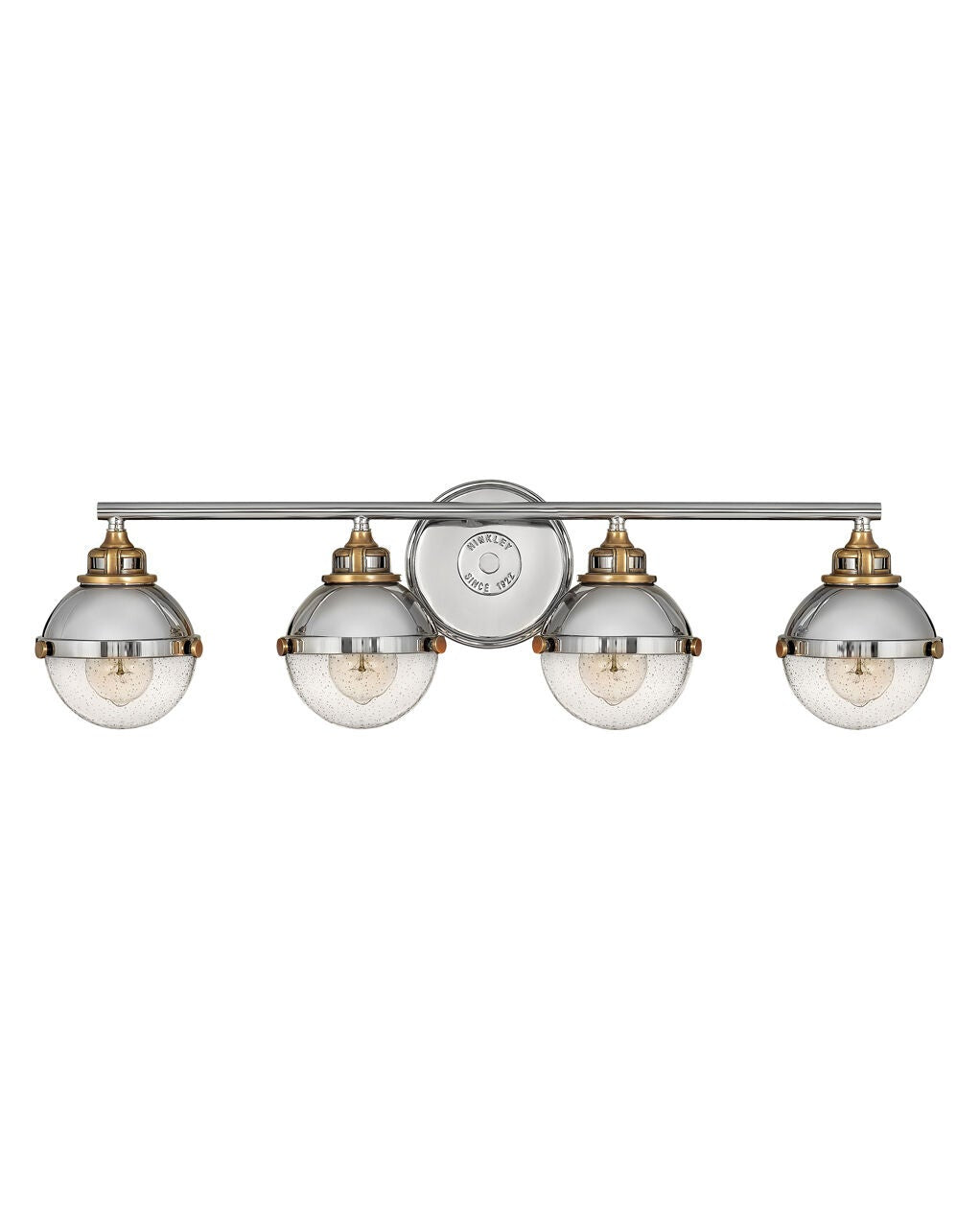 Fletcher 5174PN - Large Four Light Vanity - Grey