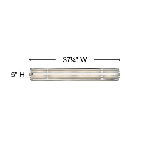 Winton 5236CM -Six Light Vanity - Chrome