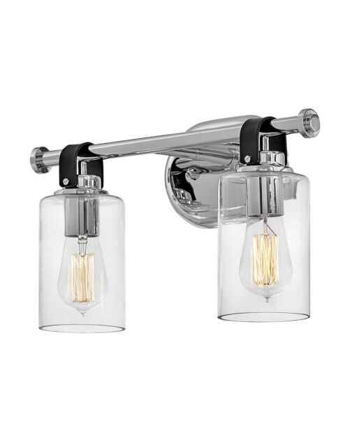 Halstead 52882CM Small Two Light Vanity - Chrome