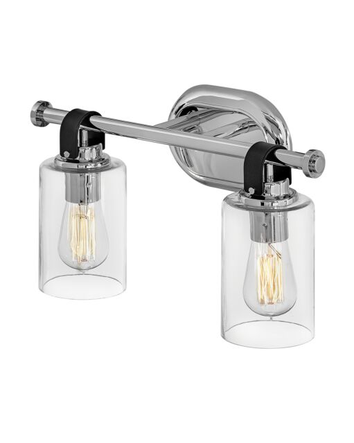 Halstead 52882CM Small Two Light Vanity - Chrome