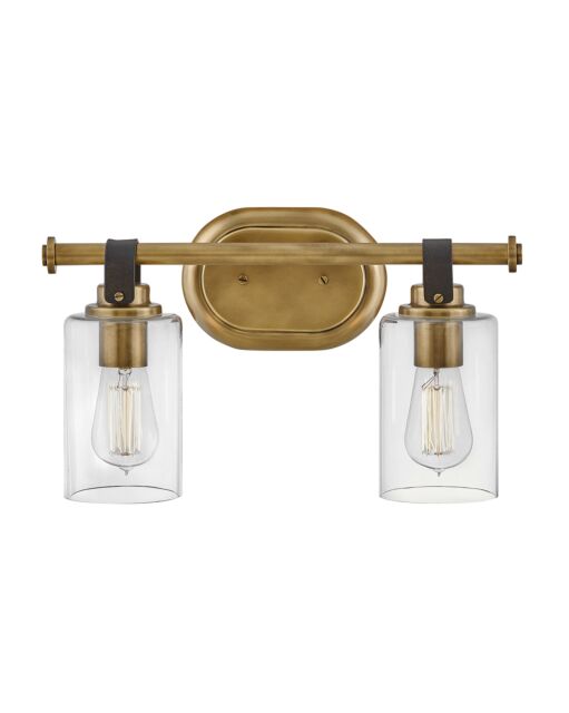 Halstead 52882HB Small Two Light Vanity - Bronze