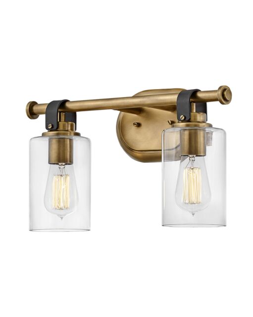 Halstead 52882HB Small Two Light Vanity - Bronze