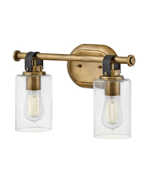 Halstead 52882HB Small Two Light Vanity - Bronze