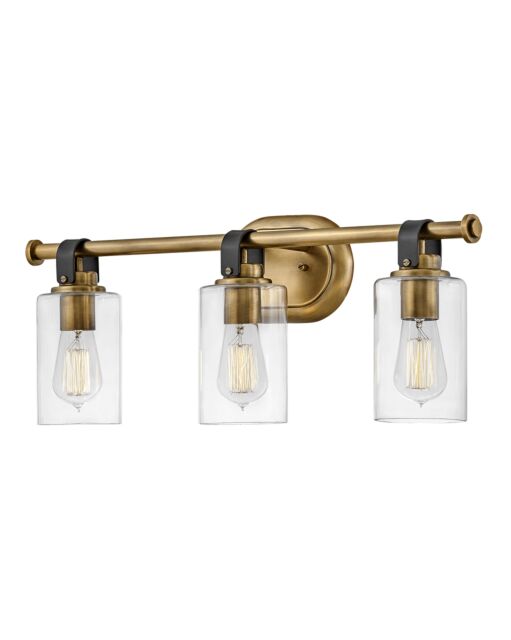 Halstead 52883HB Medium Three Light Vanity - Bronze