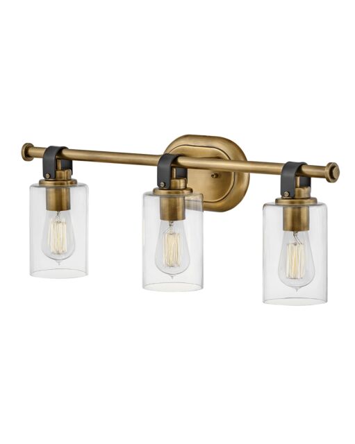 Halstead 52883HB Medium Three Light Vanity - Bronze