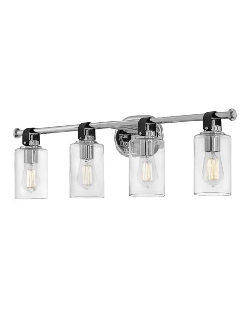 Halstead 52884CM Large Four Light Vanity - Chrome