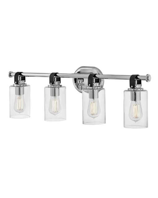 Halstead 52884CM Large Four Light Vanity - Chrome