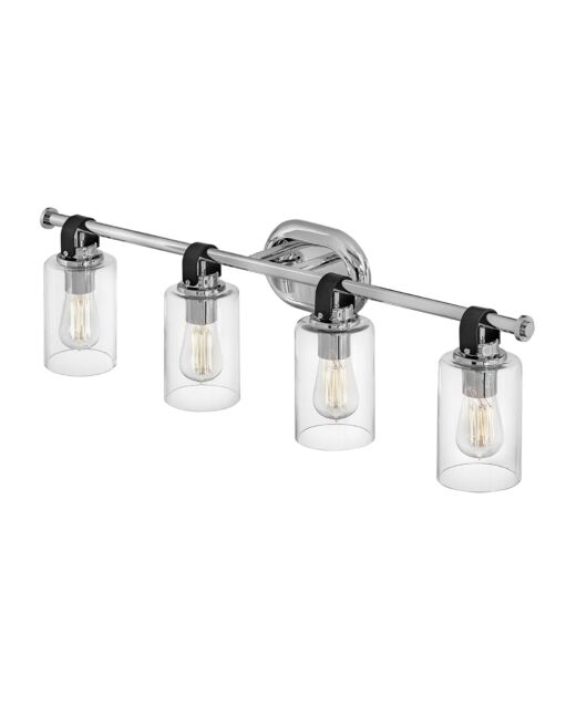 Halstead 52884CM Large Four Light Vanity - Chrome