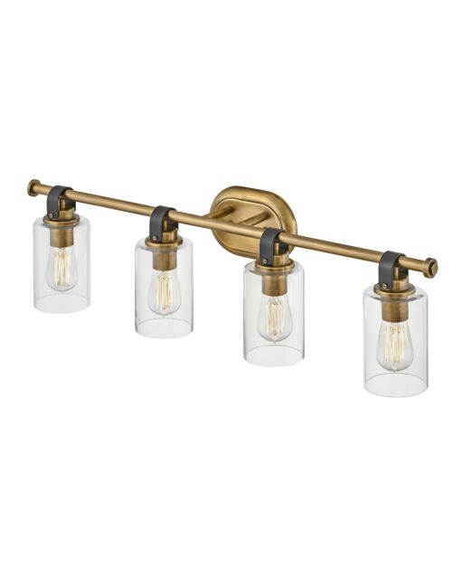 Halstead 52884HB Large Four Light Vanity - Bronze