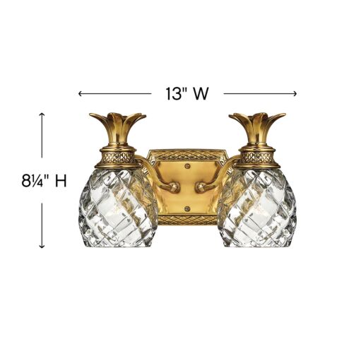 Plantation 5312BB - Two Light Vanity - Copper