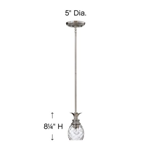 Plantation 5317PL - Small Pendant - Grey