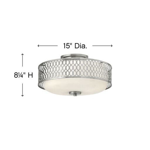 Jules 53241BN - Medium Semi-Flush Mount