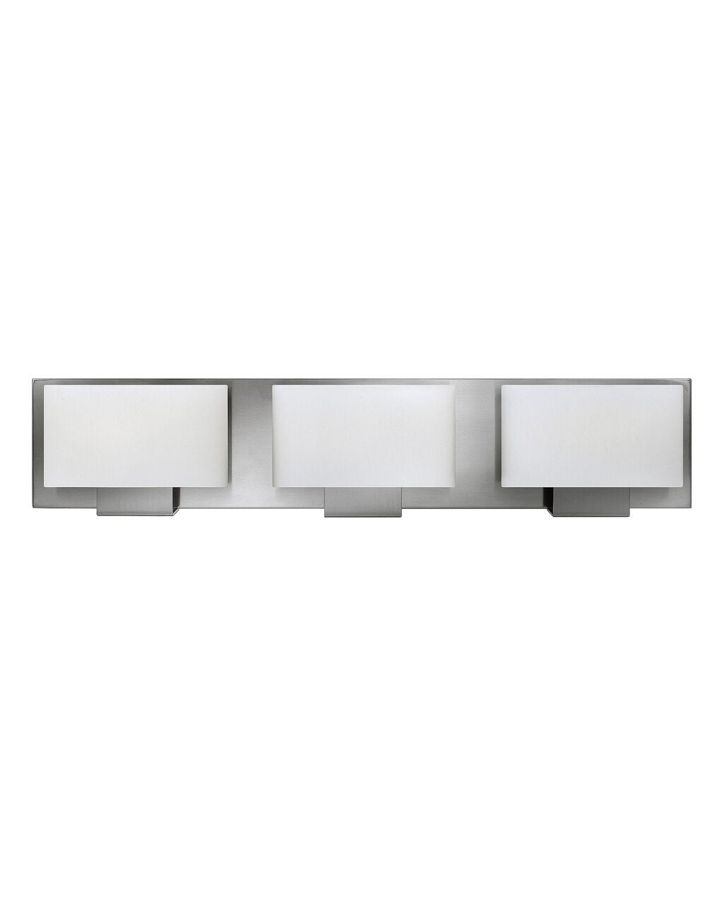 Mila 53553BN-LED - Three Light Vanity - Grey