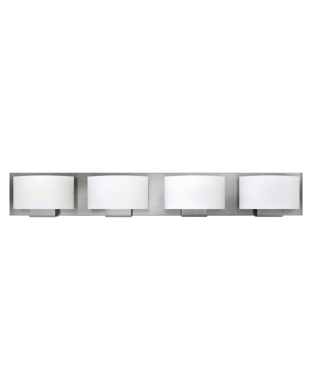 Mila 53554BN-LED - Four Light Vanity - Grey