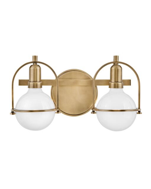 Somerset 53772HB - Small Two Light Vanity - Bronze