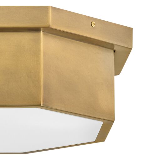 Facet 46993HB  Medium Flush Mount - Bronze