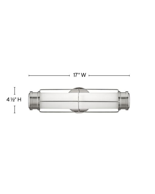 Saylor 54300PN - Medium LED Sconce