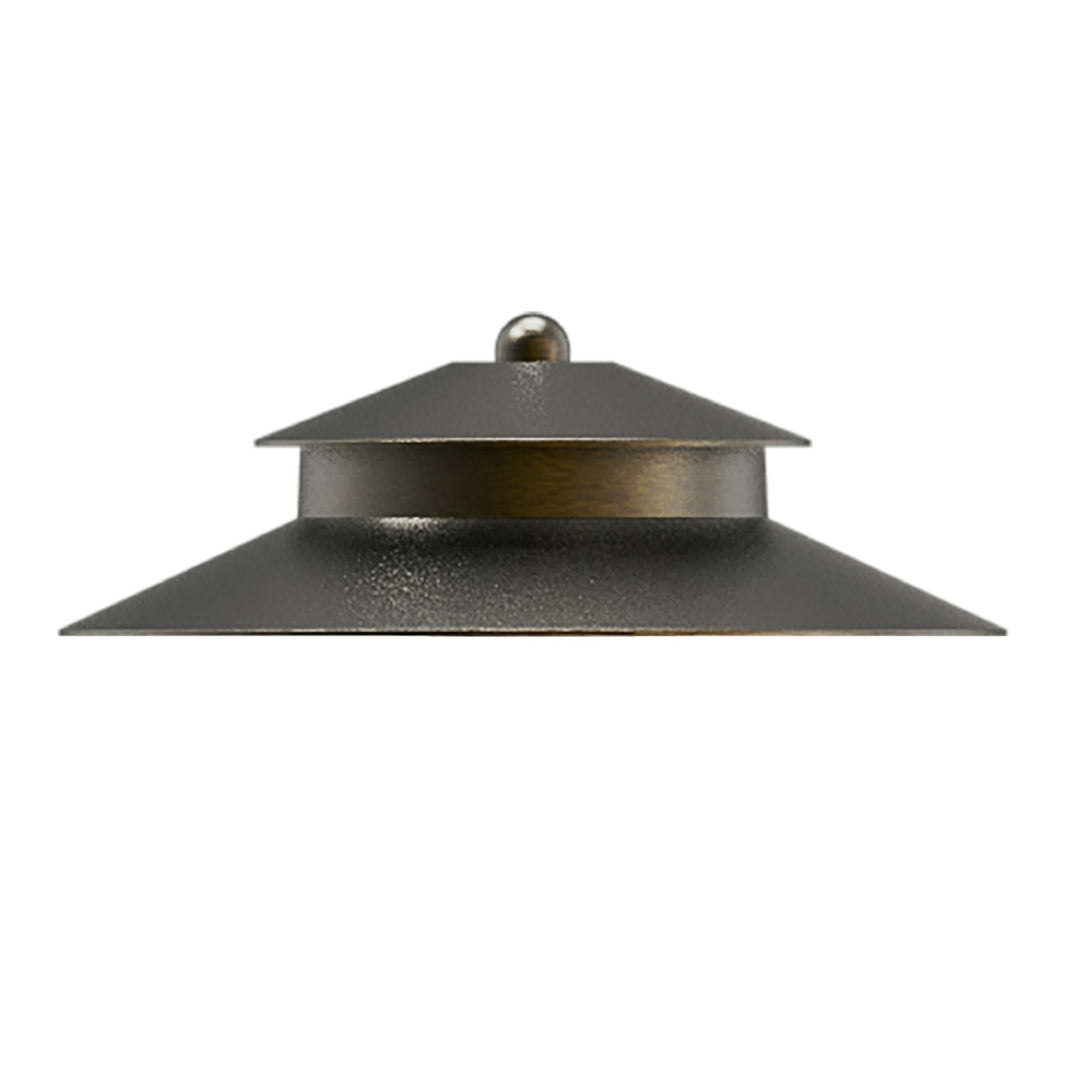 Path Light Cap: Style 3 - Brass Bronze