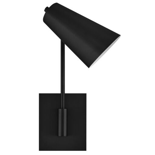 Bray 48310BK  Medium Swing Arm Single Light Sconce- Black