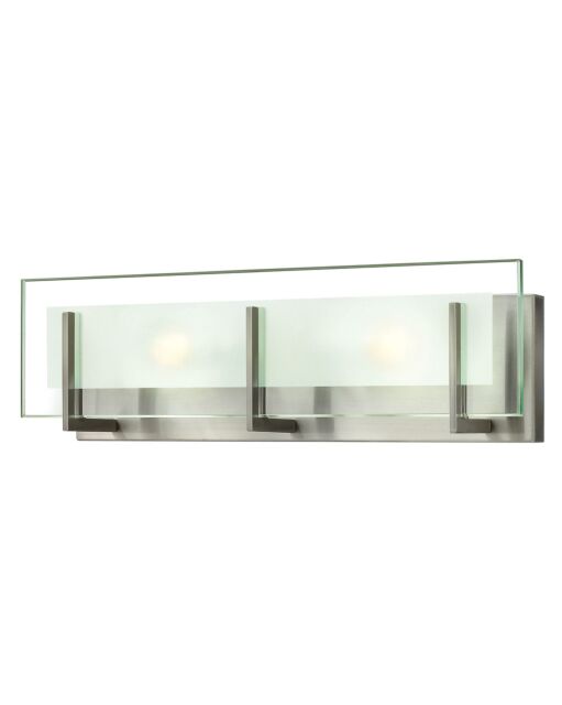 Latitude 5652BN - Two Light Vanity - Grey