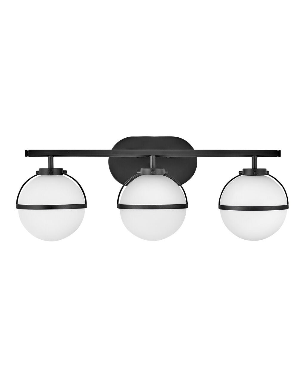 Hollis 5663BK-LL Three Light Vanity - Black