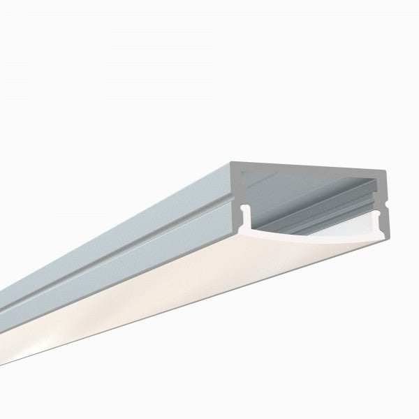 LED Channel - 1955ASL - Surface, 8 ft - Silver