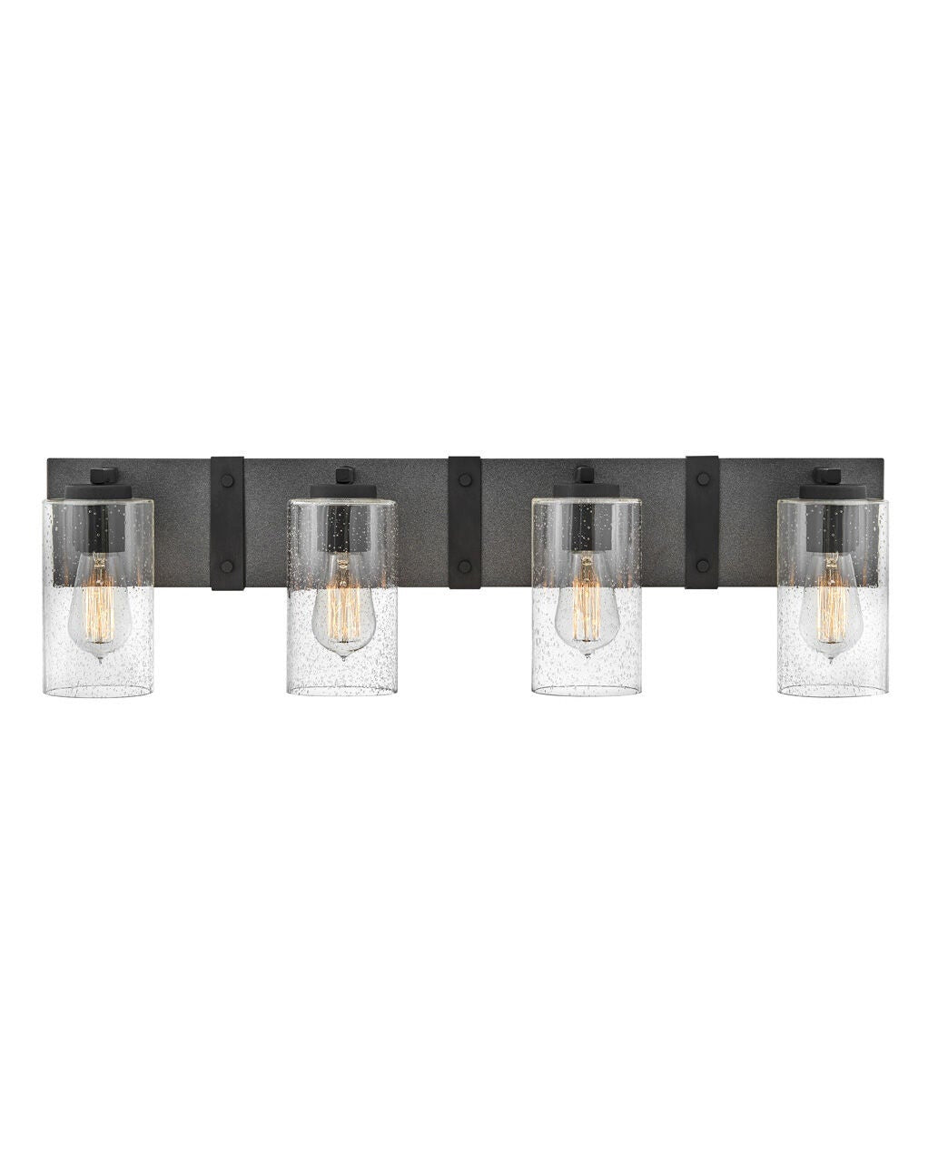 Sawyer 5944DZ - Large Four Light Vanity - Black