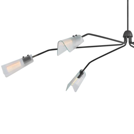 Altman 48306GMT  Extra Large Low Profile Chandelier - Gray