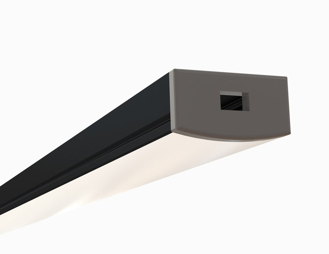 LED Channel - 1971ASL-B - Surface, 8 ft - Black