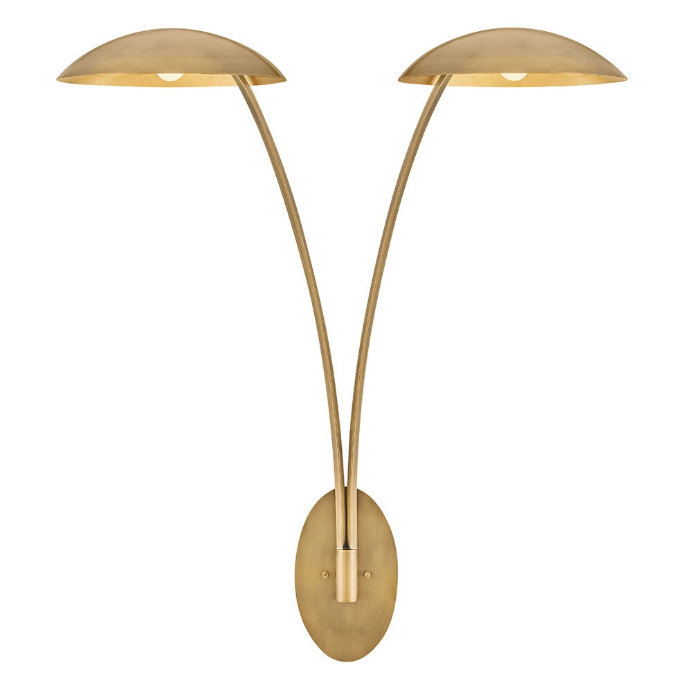 Glenn FR41642HB-GLF  Large Two Light Sconce - Bronze