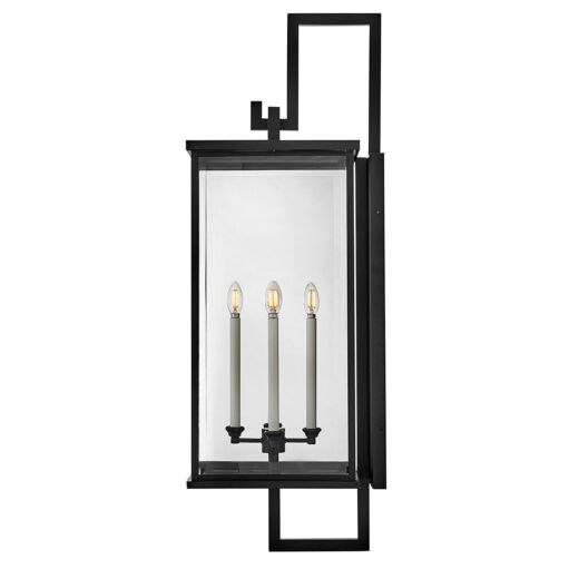 Weymouth 20019BK New Extra Large Wall Mount Lantern - Black