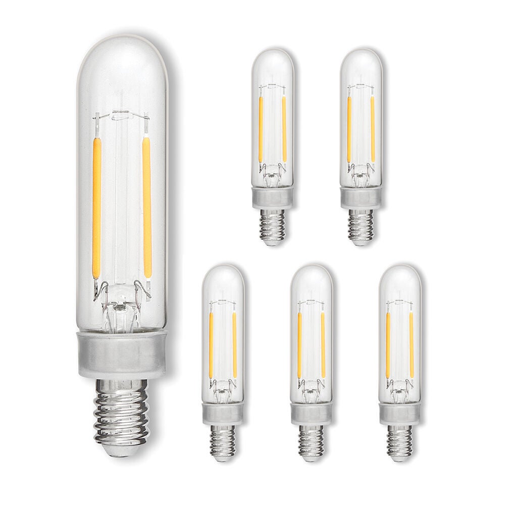 Lumiglo Bulb E12T62243CL-6 New LED Bulb 6 Pack