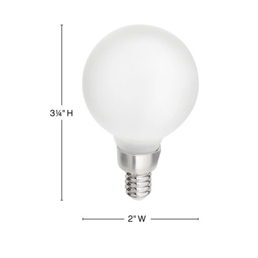 Lumiglo Bulb E12G162273MW-6 New LED Bulb 6 Pack