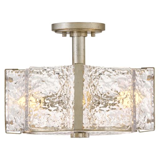 Florian FR41601GG  Medium Semi-Flush Mount - Gray