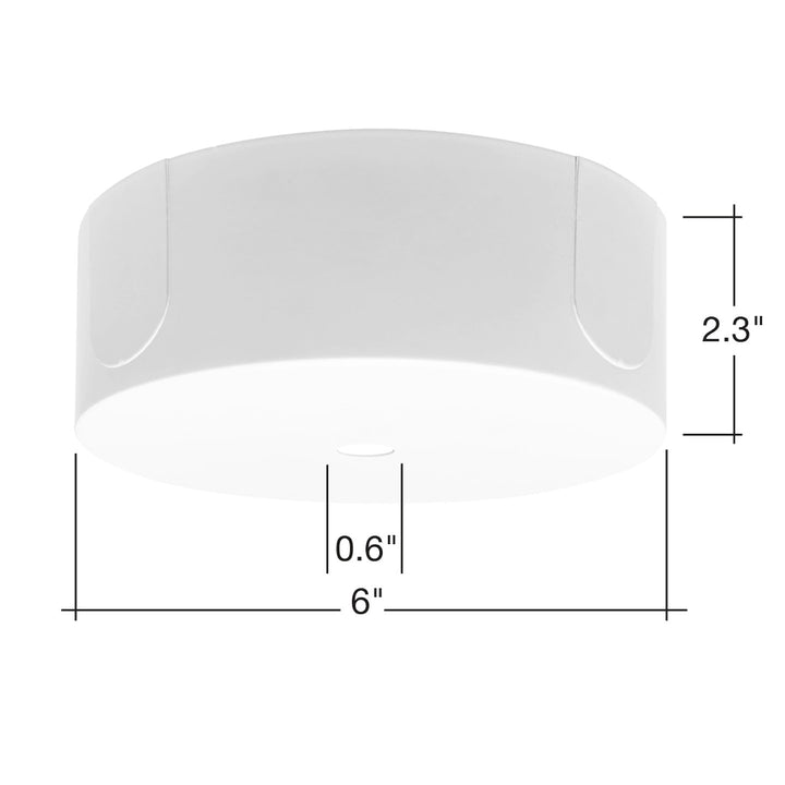 Surface Mount Deep Canopy - White