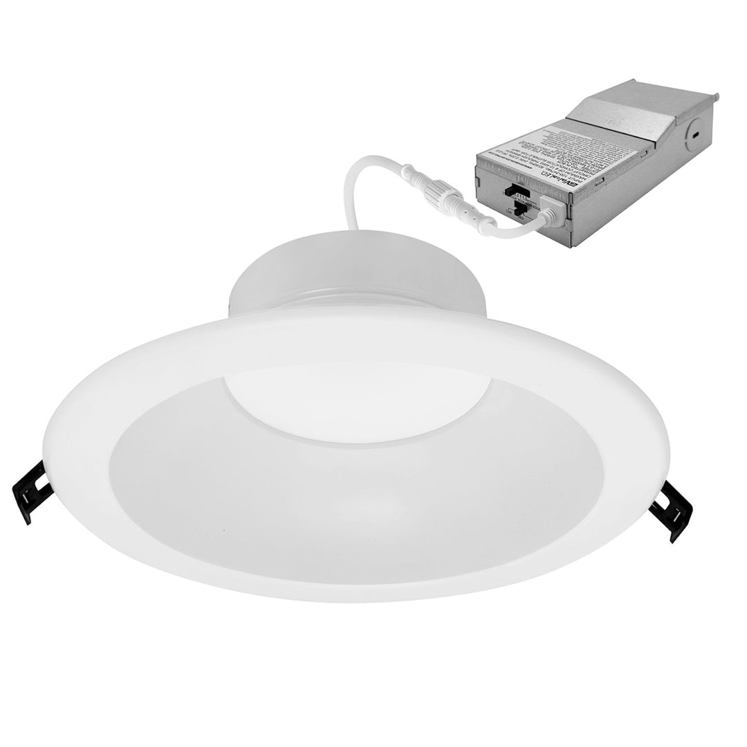 8" Commercial Downlight: CMD-Line 5-CCT & 3-Power Select 30W/22W/16W - White