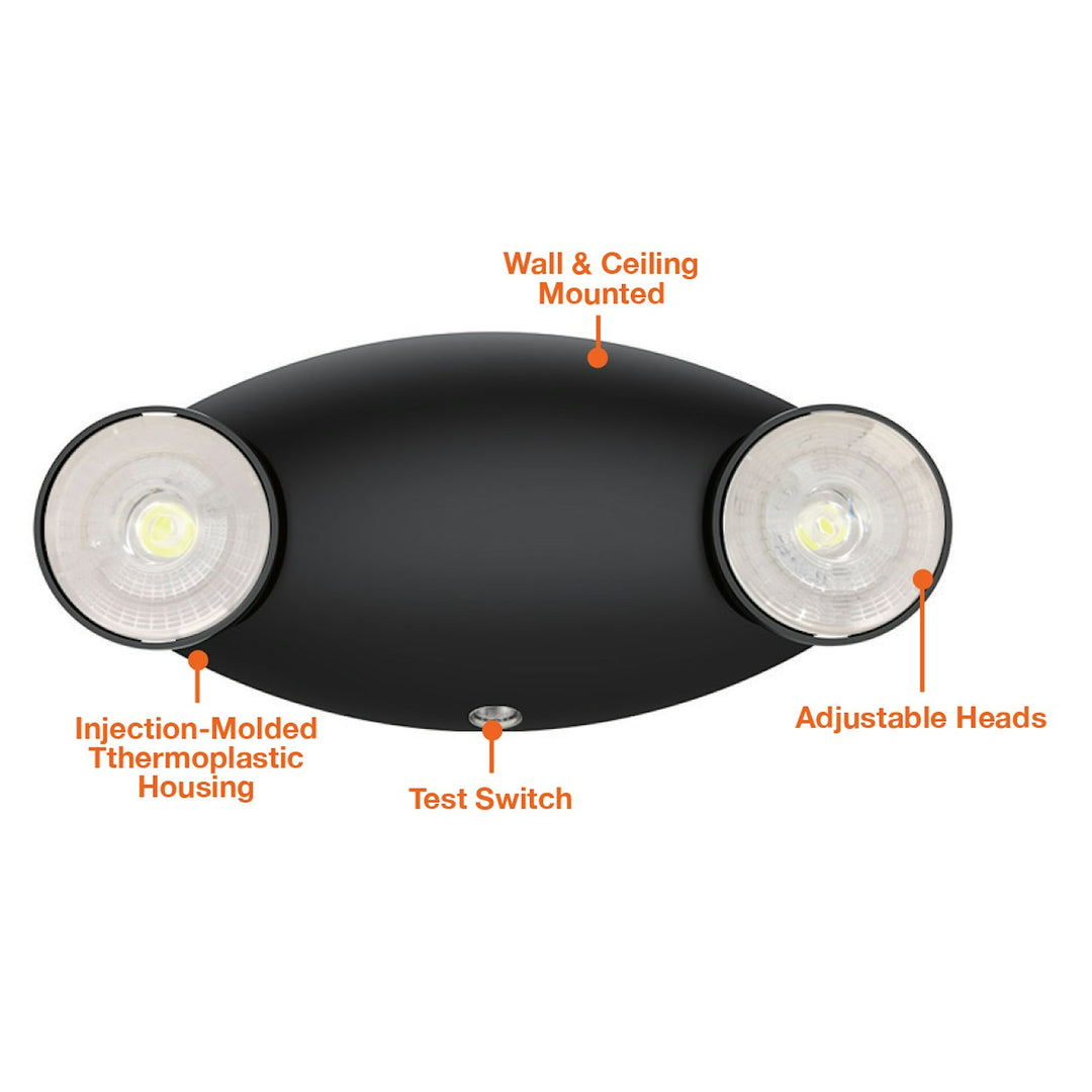 Emergency LED Light 3W - Black