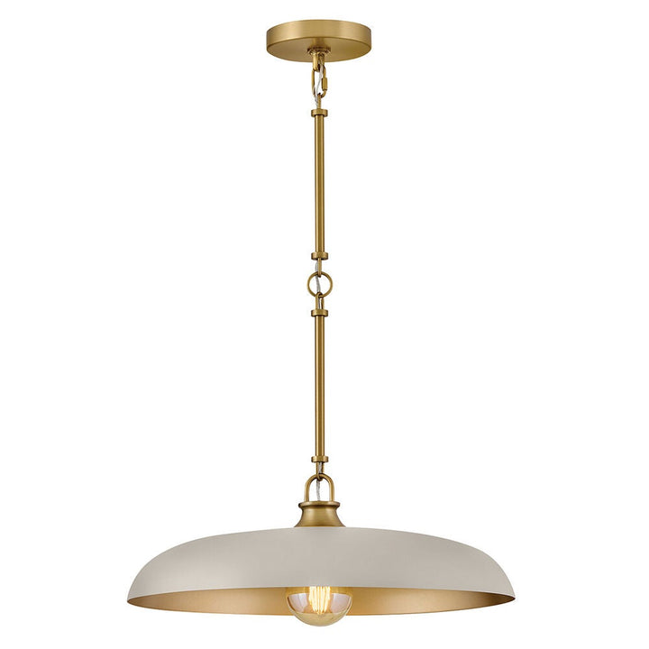 Sadie 48167LCB-LTP  Large Dome Pendant - Bronze