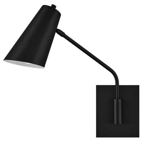 Bray 48310BK  Medium Swing Arm Single Light Sconce- Black