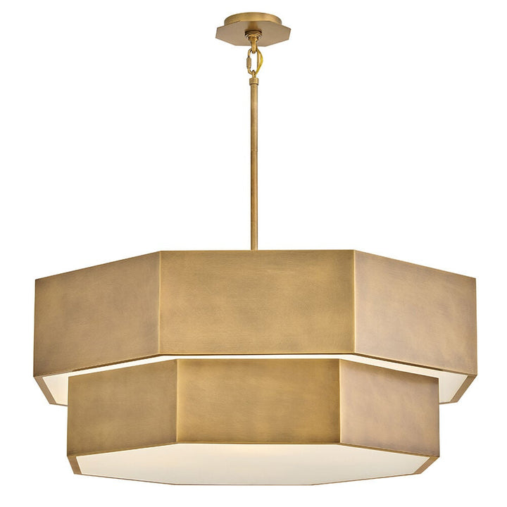 Facet 46995HB  Medium Convertible Chandelier - Bronze